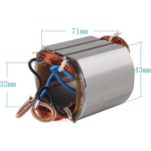 AC220-240V Electric hammer drill stator coil for MAKITA 100 9523NB 9524NB 9525NB 521623-6