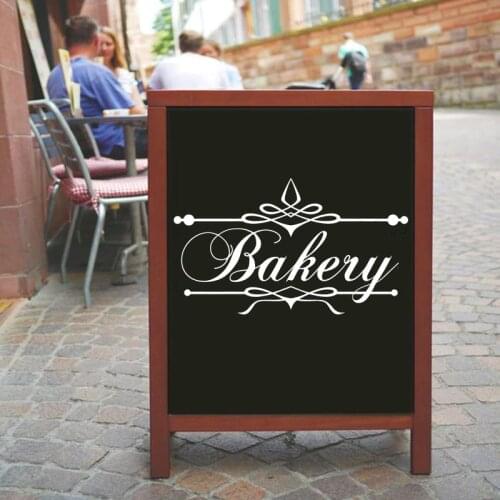 Large Bakery Bakeshop Patisserie Window Wall Sticker Baking Breads Pastry Glass Wall Decal Kitchen Resturant Vinyl Decor