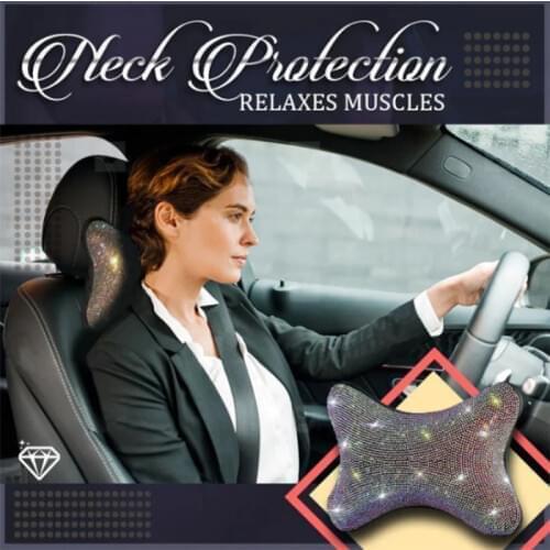 Rhinestone Car Headrest Pillow Steering Wheel Cover Tissue Box Holder Shoulder Pad Handbrake Shifts Armrest Cover M8617
