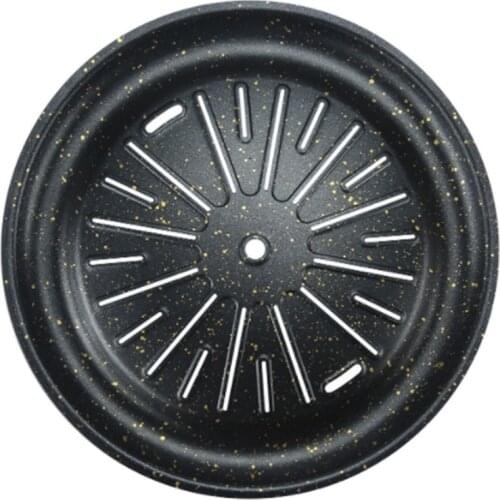 Korean BBQ Grill Pan, Outdoor Barbecue Plate, Round Aluminum Plate, Picnic Non-Stick Pan Camping, BBQ Cooking Tools