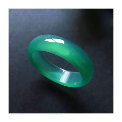 Natural green jade ring chalcedony red rings tail jewelry ring lovers men women jade jewelry green amethyst ring ruby ring
