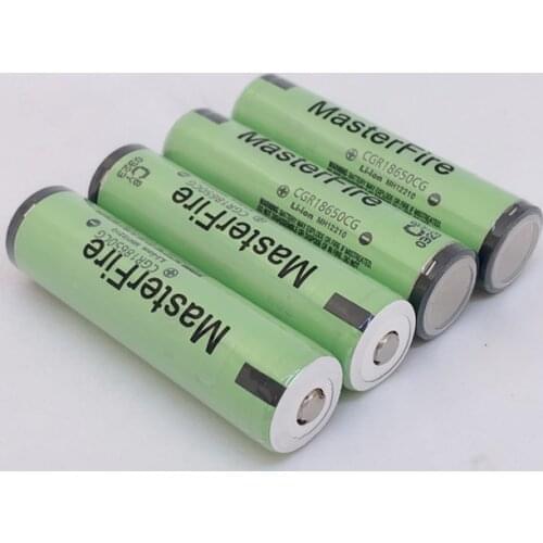 MasterFire Original Protected CGR18650CG 2250mAh 18650 3.7V Rechargeable Battery Lithium Batteries with PCB For Panasonic