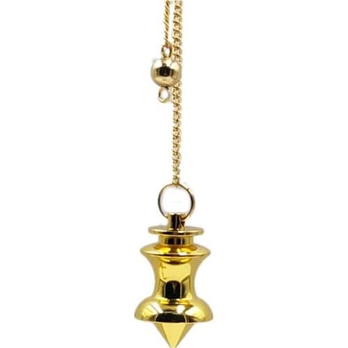 Pendulum pendant Dowsing Healing Pyramid spiritual pendule Healing pendulums for dowsing Copper meatl Charms Chakra Amulet