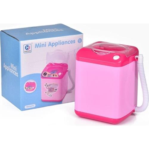 Mini Makeup Brush Cleaning Electric Cleaner Machine Dollhouse Toy Cosmetic Wash Makeup Brushes Beauty Puff Cleaning Tool