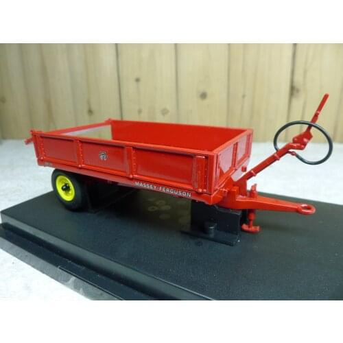 UH 1:32 6241 MF21 3.5 Ton Hydraulic tipping trailer Tractor Alloy Metal Diecast Cars Model Toy Vehicles For Children Boy Toys