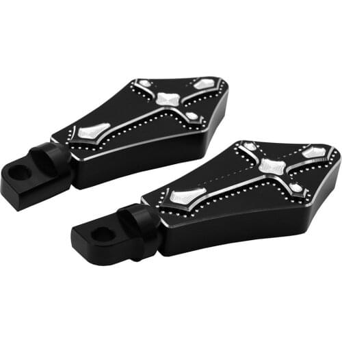 Motorcycle Pedals For Harley 883 1200 X48 Motocross Cafe Racer Wide Spikes CNC Motorcycle Professional Spare Parts