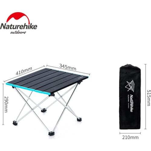 NatureHike Portable Folding Table for weekend forays into the backcountry, camping trips and picnic lunch hikes to a scenic spot
