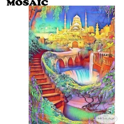 Full square Diamond Painting Cross Stitch Kit,3D Square Diamond Embroidery, Mosaic Patterns wonderland home decor B41