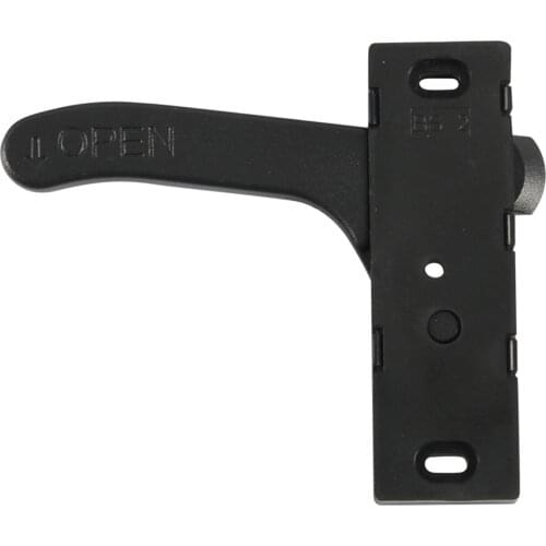 Right Hand Entry Travel Trailer Zinc Alloy Replacement Parts Durable Interior Black Camper Motorhome Lock RV Screen Door Latch