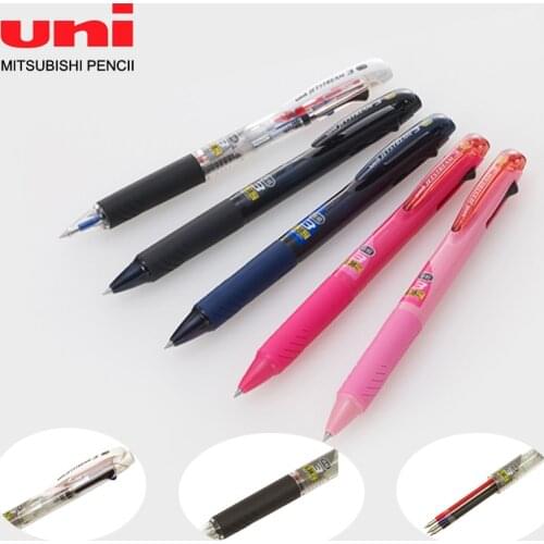 Uni Writing Smooth Multifunctional Three-in-one Oil Pen SXE3-400 Student Ballpoint Pen 0.38/0.5mm Office Writing Learning