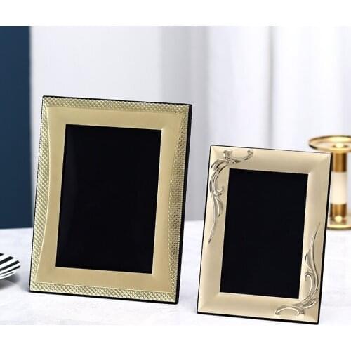5/6/7/8/10 Inch Modern Creative Metal Photo Frame Living Room Ornaments