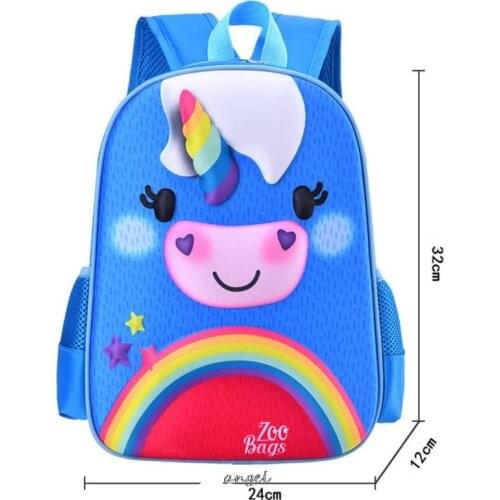 My Little Baby girl pony Princess primary school bag 3d cartoon childrens schoolbag kindergarten small backpack