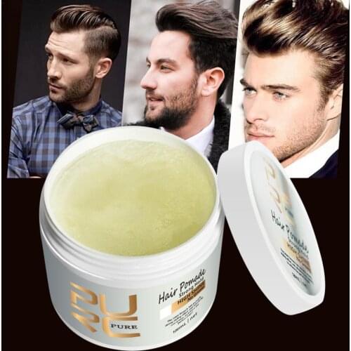 New Arrival PURC Hair Pomade Strong Style No Greasy Restoring Pomade Hair Wax Hair Oil Wax Mud For Women Men Hair Styling 120ml
