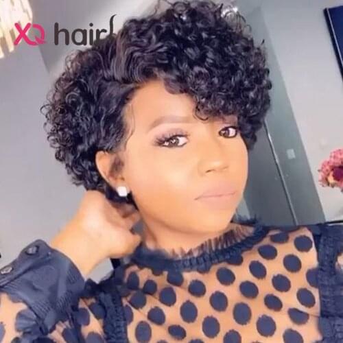 XQ HAIR Black Wigs