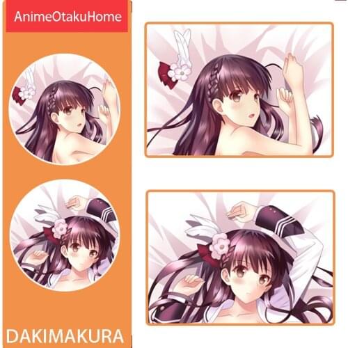 Anime Manga Saekano: How to Raise a Boring Girlfriend Kasumigaoka Utaha Pillow Cover Hug Pillowcase Otaku Bedding Dakimakura
