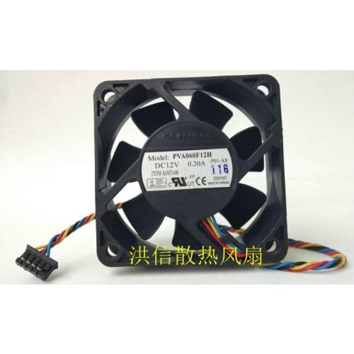 Foxconn 6020 pva060f12h DC12V 0.20a four wire PWM speed control fan