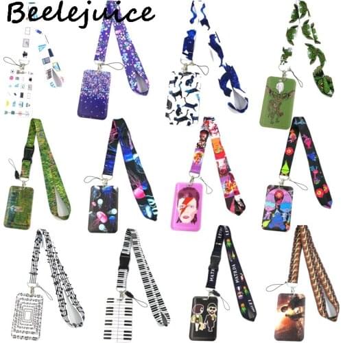 Credit Card ID Holder Bag Student Women Travel Bank Bus Business Card Cover Badge Accessories Gifts Lanyard Straps Gifts