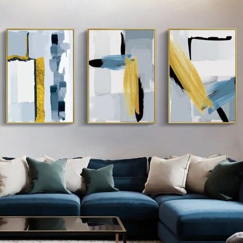 Abstract Blue Navy Marble Prints and Poster Canvas Paintings Wall Art Pictures for Living Room Office Home Decor