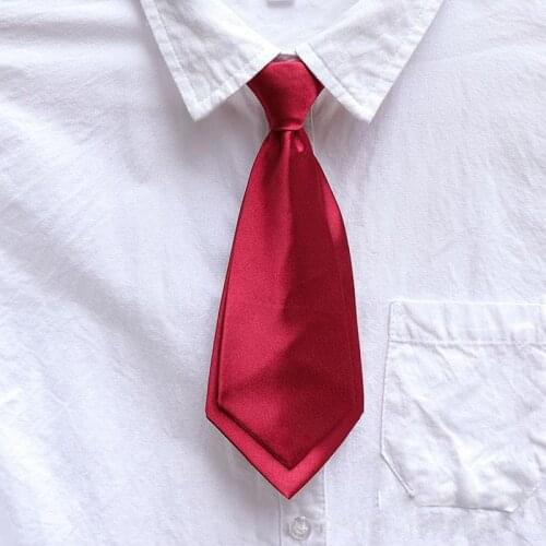 Handmade Bow Tie Necktie Solid Color Double Layer Womens and Childrens School Uniform Shirt Accessories Trendy Small Tie Gifts