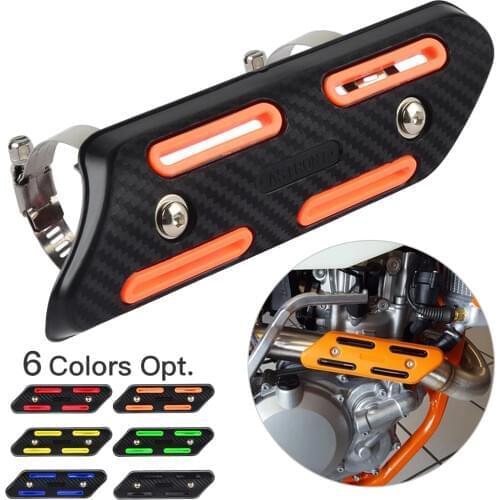 Exhaust Muffler Pipe Heat Shield Cover Guard For KTM SXF SX-F EXCF EXC-F SMR 250 350 450 500 For Sherco SEF-R SEFR 300