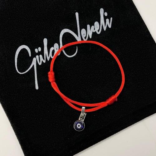 GULCE DERELI, EVIL EYE BRACELET, BRACELETS, CHARM BRACELETS, GIFT BOX, GOLD/SILVER PLATED