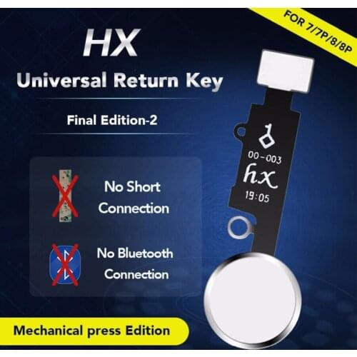 HX JC YF HX New Universal Home Button for IPhone 7 7 Plus 8 8 Plus Flex Cable Restore Ordinary Home Button Return Function