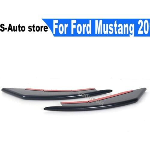 Car Modified Turn Signal Spoiler Splitter Wind Knife Turn Signal Installation For Ford Mustang 2018 2019 2020