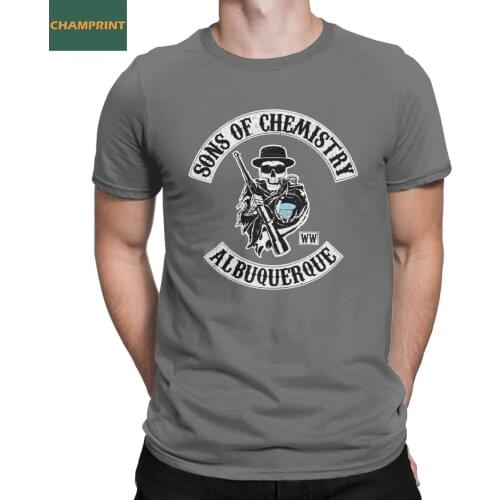 Men Sons Of Chemistry T Shirt Cotton Clothing Funny Short Sleeve Crewneck Tees Summer T-Shirt