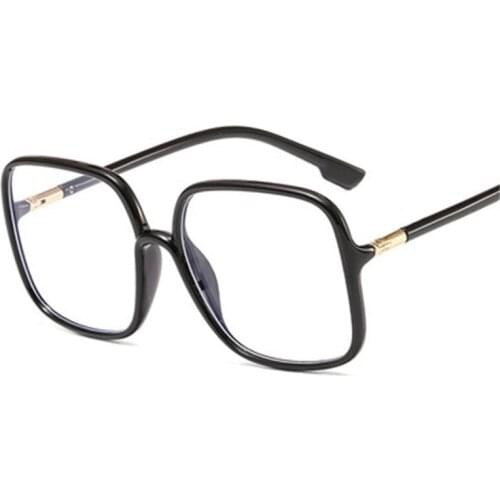 Optical Transparent Women Glasses Frame Large Size Ultralight TR90 Plastic Eyewear Men Big Myopia Spectacles Frames Square Fram