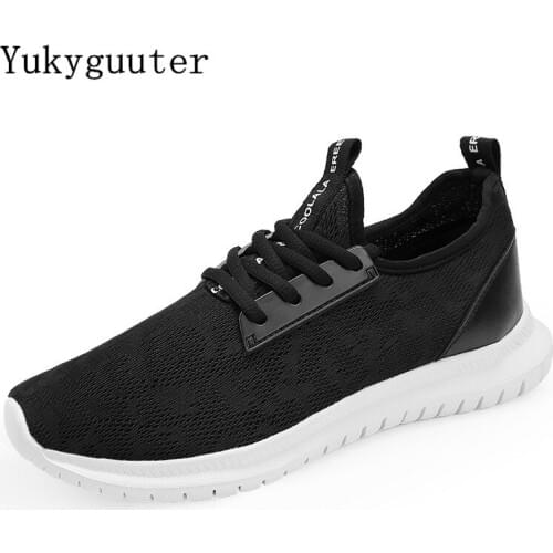 Men Running Shoes Sports Sneakers Flats Breathable 2019 Summer Walking Man Athletic Lightweight Lace Up Plus Size Comfortable