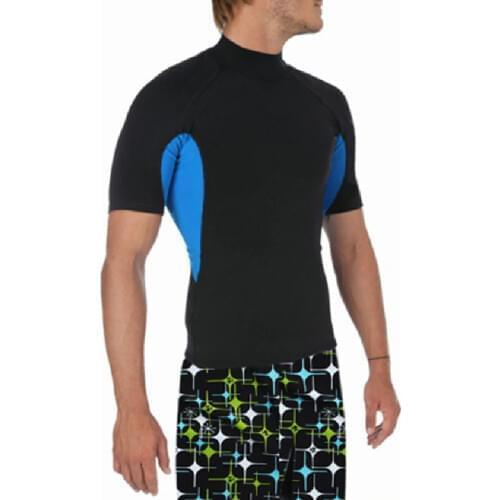 New 2021 Men Lycra Solid Rush guard Rushguard Diving Suit Sun Protection UPF 50+ Surfing Suit