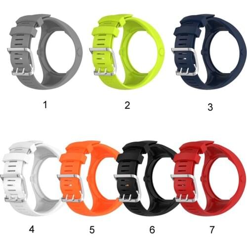 New Arrival For POLOR M200 Solid Color Soft Silicone Smart Bracelet Watch Strap Wrist Band for Polar M200 Correa Accessories