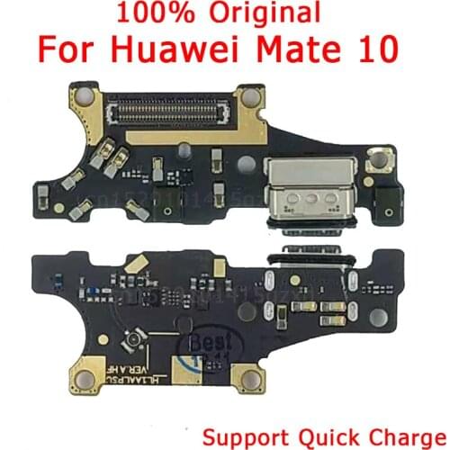 Original Spare Parts For Huawei Mate 10 USB Charging Port Flex Cable For Huawei Mate 10 Charger Board PCB Connector Replacement