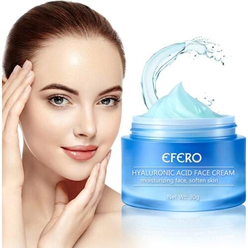 EFERO Face Whitening Cream Hyaluronic Acid for Face Cream Serum Anti-Aging Winkles Cream Moisturizer Acido Hialuronico Skin Care