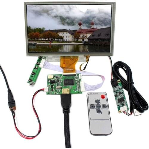 HD MI LCD Controller Board 8" Touch LCD Screen 800x480 8inch LCD Display AT080TN64