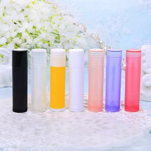 10Pcs Empty Lipstick Tube Small Sample Tube Cosmetic Lip Balm Containers Glue Stick Packaging Makeup DIY Tool Travel Bottle 5ml