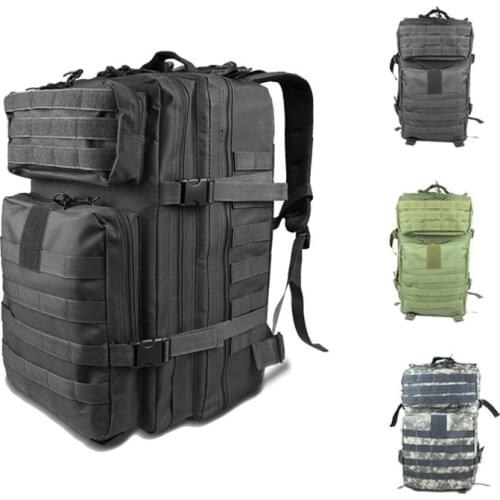 Outdoor sports travel large capacity tactical backpack 40L cycling double shoulder camouflage Backpack