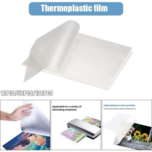 Thermals Laminating Plastic Laminator Sheets 220*310mm 10/50/100pcs Clear DF