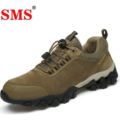 SMS Outdoor Hiking Shoes Non-slip Wear Resistant Breathable Splashproof Climbing Sneaker Trekking Hunting Tourism Mountain Shoes
