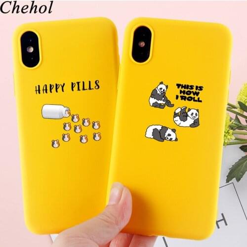 Funny Cartoon Phone Cases for iPhone 11 Pro 8 7 6s Plus X XS MAX XR Fashion Case Soft Silicone TPU Fitted Back Cover Accessories