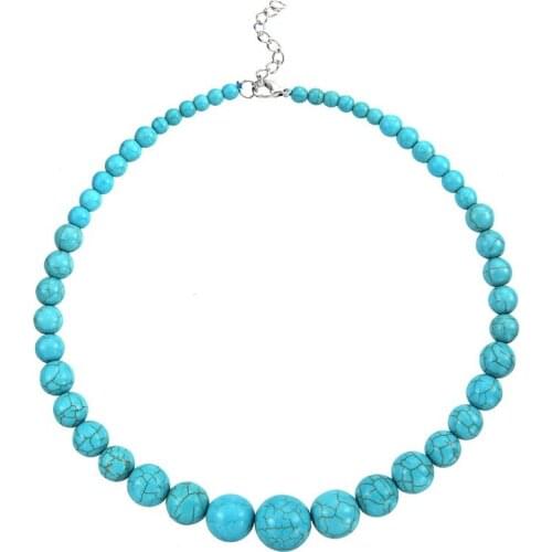 Ins Hot Sale New Arrive Turquoises Butterfly Necklace Charm Natural Stone Jewelry Pendant Bijoux for Women Girl Gift Wholesales