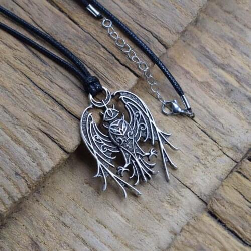 12pcs Pagan Jewelry Owl Pendant Necklace Norse Viking Slavic Amulet