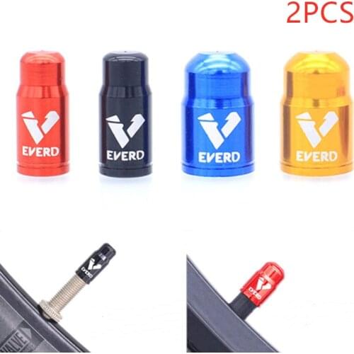 2pcs Ultralight Mountain Road Bike Tyre Cap Schrader/Presta Tire Valve Protector Aluminum Bicycle Tire Valve Cap MTB Accessories