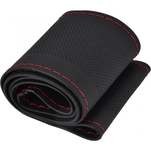 Car accessories interior Universal Car Anti-skid Top Genuine Leather Steering Wheel Cover Shell Car styling