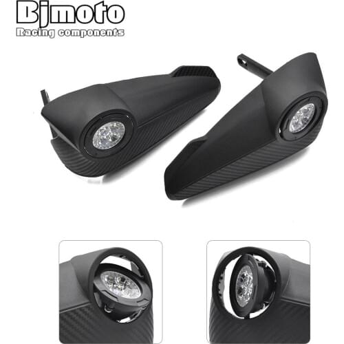 Bjmoto motorcycle Racing Big Led Handguards Hand Guard Light for EXC CRF YZF ATV Dirtbike 28mm 22mm Handbar Fat Handlebar