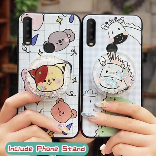 Cute Silicone Phone Case For Alcatel 3X 2019 Dirt-resistant Shockproof Original phone stand holder
