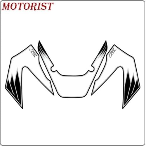 MOTORIST Front Fairing Motor Number Board 3D Gel Protector for HONDA CBR900RR-Y-RR-1 2000-01