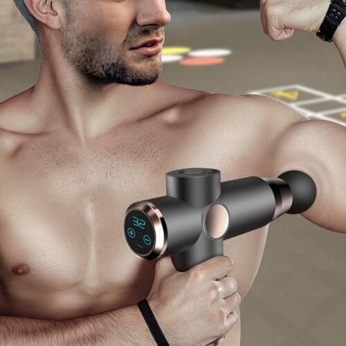Electric Muscle Massage Gun 32 Gears High Speed Vibration Massager Therapy Gun for Relaxing Shock Vibration Deep Muscles