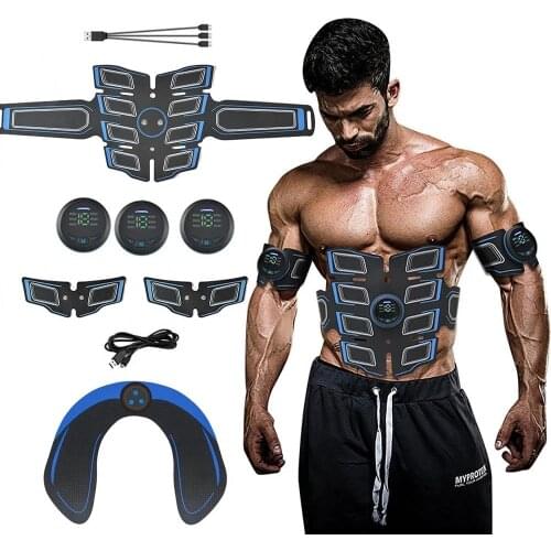 Belly Electrical Muscle Stimulator Fitness Press Machine Buttocks Trainer Electrostimulator EMS Abs Toner Abdominal Toning Belt