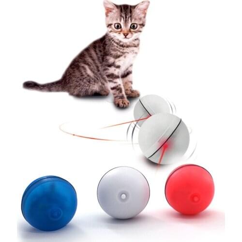 Pet Toy Cat Toy Dog Toy Ball New Pet Electric Intelligent Rolling LED Luminous Ball Hot Sale Cat Supplies Pet Supplies